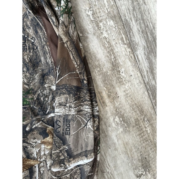 Men's Real tree Camo Shirt S Long Sleeve Green Brown Size Xl - Picture 5 of 6